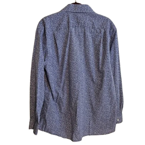 π£ Tommy Hilfiger Mens Button Down Long Sleeve Shirt Large 16-16.5 Like New π - Picture 2 of 4